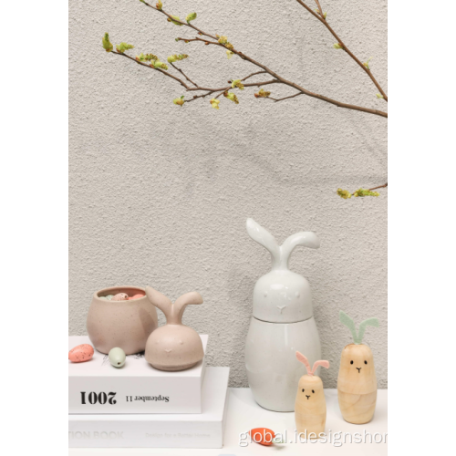 Easter Decoration Rabbit Statue Easter Bunny Decor for Easter Home Manufactory